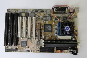 Placa madre MSI MS-5169 Ver 2.1 AL9 Socket 7 con CPU AMD-K6-2/500AFX y 128 MB - Imagen 1 de 7