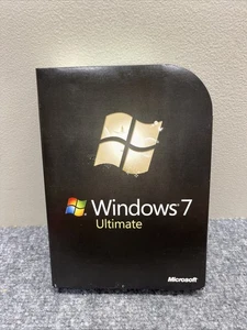 Juego de DVD doble de 32 bits y 64 bits al por menor completo Microsoft Windows 7 Ultimate con llave - Imagen 1 de 4