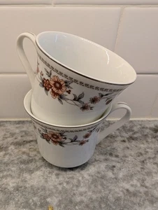 Juego de 2 tazas de té vintage Sheffield fina china aniversario vintage Japón - Imagen 1 de 6