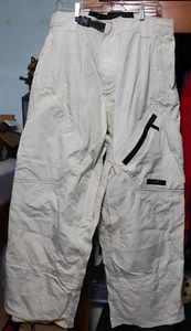 Oakley Snow Pants Schoeller-ComforTemp Beige Gray Vintage Men's Large NWOT - Picture 1 of 8