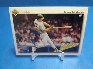 1992 Upper Deck Oakland Athletics Baseball Card #153 Mark McGwire - Picture 1 of 4