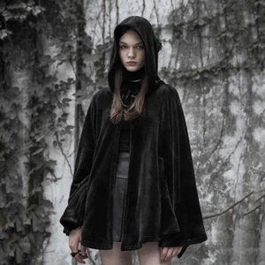 Punk Rave Luna Velvet Cloak Jacket • Ships in 2-4 Weeks • Gothic - Picture 1 of 5