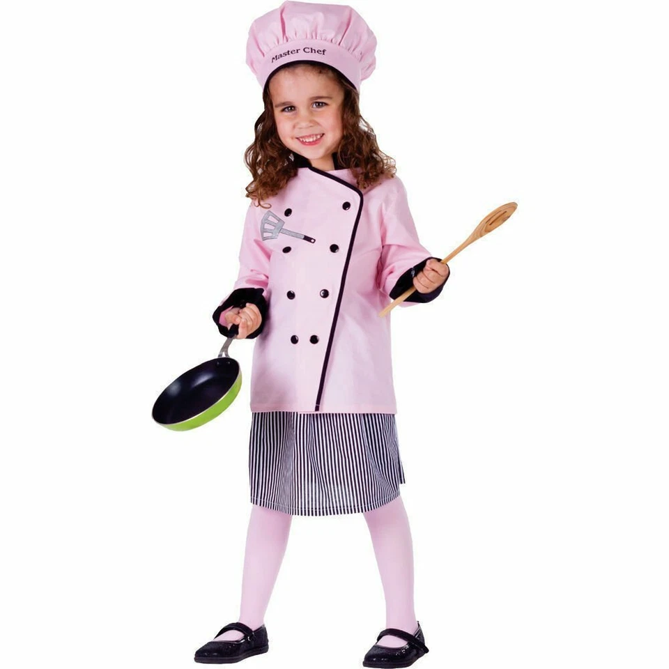 Dress-Up-America Chef Costume - Girls Master Chef Costume Set - Career Costume - Image 1 of 1