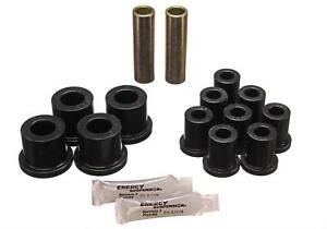 Energy Suspension Bushings Leaf Spring Poly Blk Rear Fits Dodge Plymouth 52104G