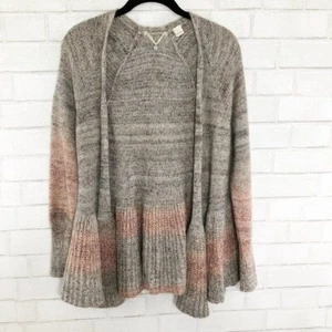 Knitted & Knotted - Anthropologie Peplum Cardigan Sweater Women's Size XS - Picture 1 of 9