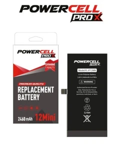POWERCELL PRO X iPhone 12 Mini High Capacity Replacement Battery (2460 mAh) - Picture 1 of 2