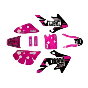 Decals Graphics Fairing Stickers Kit Pink for CRF50 XR50 50cc 70cc 110cc 125cc - Bild 1 von 2