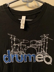 official merch DRUMEO drumming T-shirt size Medium - online drummers YouTube etc - Picture 1 of 2