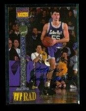 1994 SIGNATURE RC AUTOGRAPH Basketball Card LIX ARTURAS KARNISHOVAS Pirates LE
