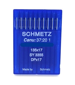 10 SCHMETZ 135X17 SIZE#14 / 90 INDUSTRIAL SEWING MACHINE NEEDLES DPX17 SY3355 - Picture 1 of 1