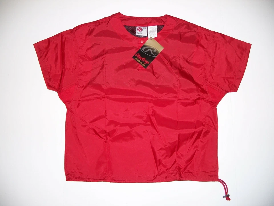 Chaqueta de Bateo Rawlings Scarlet YSSBCJ Nylon Juvenil Foto 1 de 2