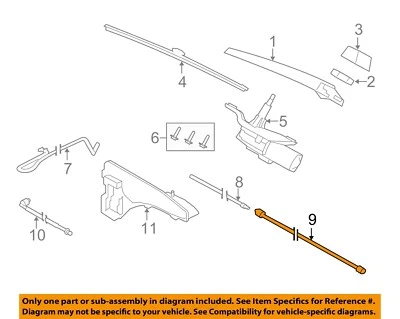 Manguera limpiaparabrisas-puerta elevadora puerta trasera escotilla-lavadora BMW OEM 14-16 X5 61667329179 Foto 1 de 2
