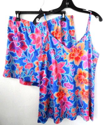 Johnny Was  XXL Daniela Floral Pima Cotton  Modal Blend  Sleep Shorts & Cami NWT - Image 1 of 4