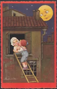 COLOMBO Illustrator alte Postkarte geschrieben von Montélimar 31. Januar 1936 - Bild 1 von 2
