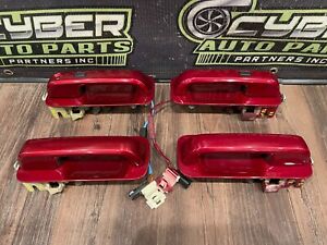 2017-2022 FORD F250 F350 F450 FRONT REAR LEFT RIGHT DOOR HANDLES OEM RUBY RED RR