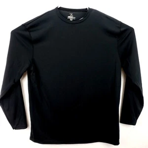 The Zorrel Men's Activewear Syntrel Shirt Size 2XL L/S Crew Athlete Series Black - Picture 1 of 6