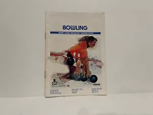 Bowling Atari 2600 MANUAL ONLY NO TRACKING Authentic - Picture 1 of 1