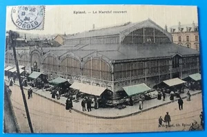 Nr. 29 Cpa d'EPINAL Der gedeckte Markt geschrieben von 1906 Vogesen 88 - Bild 1 von 2