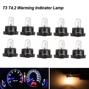 5/10Pcs T3 T4.2 Neo Wedge Car Dash A/C Climate Heater Control Light Switch Bulbs - Picture 1 of 17