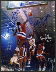 Elvin Hayes Nate Archibald Wes Unseld SIGNED 11x14 Photo HOF AUTOGRAPHED COA - Picture 1 of 1