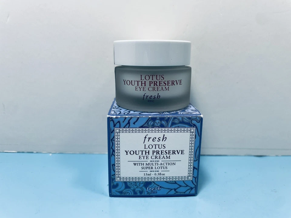 FRESH - LOTUS YOUTH PRESERVE EYE CREAM WITH MULTI ACTION - 0.5 OZ - NEW & BOXED - Image 1 of 1