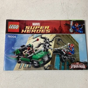 LEGO Marvel Super Heroes. Instruction Manual Booklet Only 76004 - Picture 1 of 2
