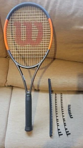 Raqueta de Tenis Pro Stock Wilson H22 18x20 Burn 100 V2.0 PJ + Canutillos nuevos - Imagen 1 de 6