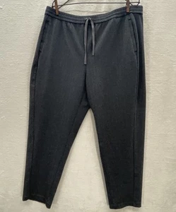 Eileen Fisher Elastic/Drawstring Pant Sz L  Stretch Herringbone Minimalist - Picture 1 of 10