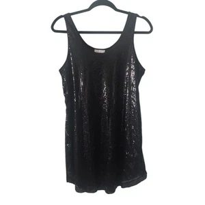 Neu mit Etikett schwarz Romeo & Juliet Couture Pailletten Minikleid Größe M Y2K neu - Bild 1 von 4