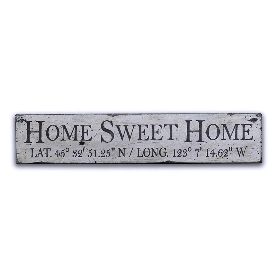 Home Sweet Home, Home, Home Sweet Home - Rustic Distressed Wood Sign - Image 1 of 2