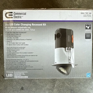 Commercial Electric Premium Downlight 3 in. 2700K - 5000K Dark Bronze Gimbal Kit - Picture 1 of 6