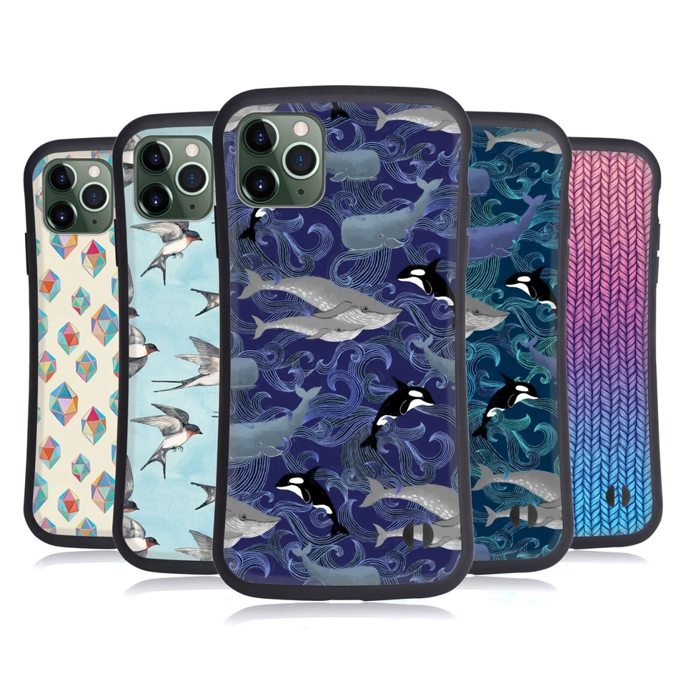 OFFICIAL MICKLYN LE FEUVRE PATTERNS HYBRID CASE FOR APPLE iPHONES PHONES - Image 1 of 4