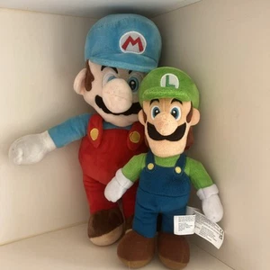 Super Mario & Luigi Plush Toy - Nintendo 2020 - Mario With Tags - 10-12” - Picture 1 of 5
