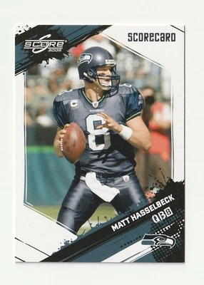 2009 Score - Matt Hasselbeck #260 Scorecard /299 Seattle Seahawks - Image 1 of 2