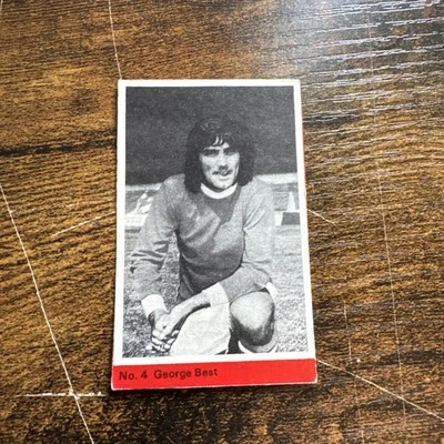 Ty-phoo Tea Football Stars 1973 George Best #4 Soccer Star Goat Foto 1 de 4