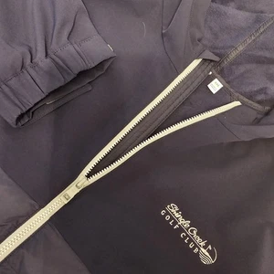 Peter Millar All Course Hybrid Hoodie Gale Blue Men's Jacket Size XXL MF24EZ17 - Picture 1 of 7