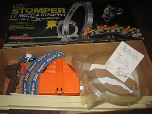 Polistil Pista Super STOMPER Le Moto a Strappo Boxed Anni '80 - Imagen 1 de 1