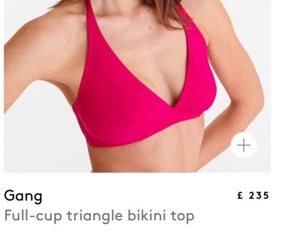 Eres Bikini Top Small UK10 - Picture 1 of 10