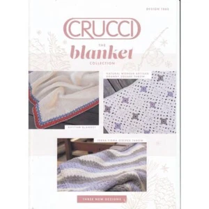 Blanket Collection Crucci Knitting Pattern 1862 for Chunky Yarns - Picture 1 of 1
