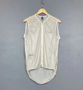 Assos Of Switzerland Velo Cycling Vest Gilet Bike Mens Size XL White Lightweight - Picture 1 of 13