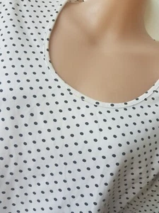 Womens Ladies Girls Dotti crop top short sleeve round neck T-Shirt - Foto 1 di 7