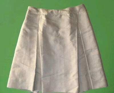 Vintage Bill Blass Maxi Skirt Pink Green Houndstooth Size 12 Pleated USA  - Image 1 of 4