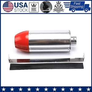 28mm 1.1" Exhaust Muffler For CRF50 110cc 125cc 150cc Dirt Bike Apollo ATV Quad - Picture 1 of 8