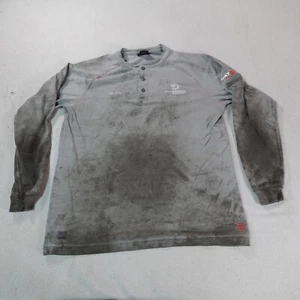 Ariat FR Henley Shirt Mens Large Gray Workwear Flame Resistant CAT2 2112 FR Top - Picture 1 of 19