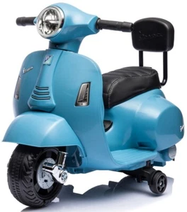Kinder Elektro Roller Vespa Scooter Elektroroller Kinderroller mit Rückenlehne - Bild 1 von 8