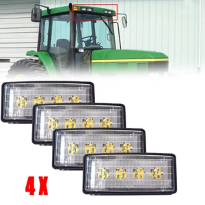 4X LED Górna kabina Światło Lampa do John Deere 6200 7200 7210 8100 4050 4560 - Zdjęcie 1 z 9