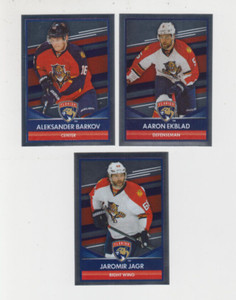 16/17 Panini NHL Sticker Collection Florida Panthers Foil (3 Stickers) Jagr +