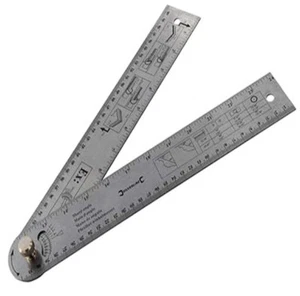 60CM Engineering Easy Angle Protractor Finder Rule Degree Measurement Ruler U79 - Picture 1 of 2