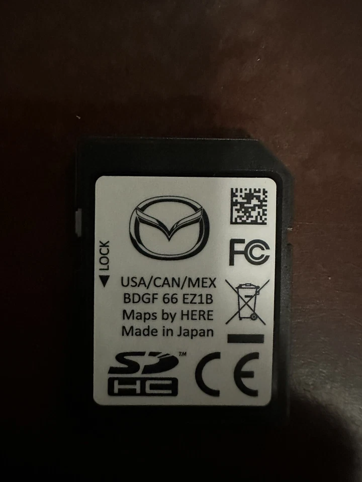 OEM NEW Genuine Mazda Navigation GPS  SD Card 2019-20 Mazda 3 CX-30 BDGF-66-EZ1B - Image 1 of 1