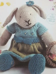 DK knitting pattern Easter Bunny 43cm tall (128) - Picture 1 of 1